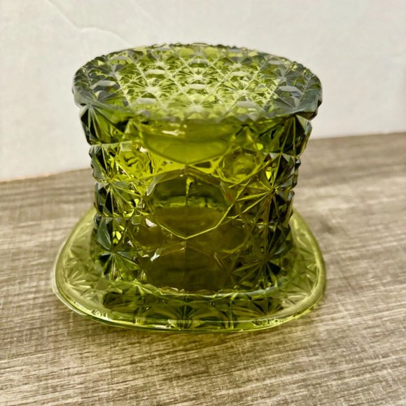 Fenton Other - Fenton Colonial Green Top Hat